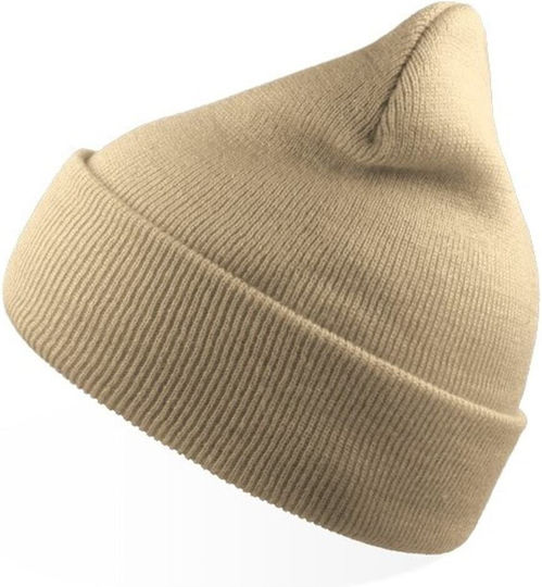 Căciulă Tricotată Unisex Beanie în Culoare Albastru Marin