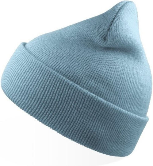 Căciulă Tricotată Unisex Beanie în Culoare Albastru Marin