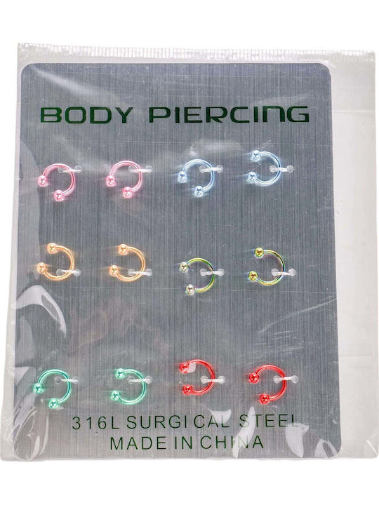 Set de Cercei pentru Piercing din Oțel