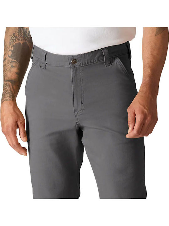 Dungaree Herren Latzhose Elastisch Loose Fit Grau