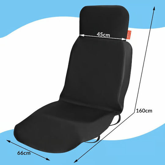 Kingsleeve Πλατοκάθισμα Αυτοκινήτου Πολυεστερικά Μαύρα