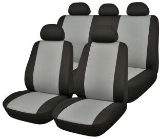 Smartic Set de Huse Auto 8 Bucăți Roșii / Negre