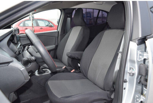 Smartic Set Huse Auto Negre pentru Dacia Logan