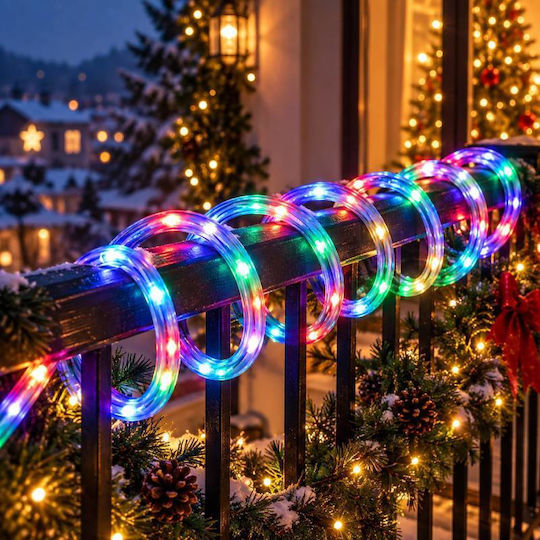 RGB Christmas Tube Lights with Programs 10m