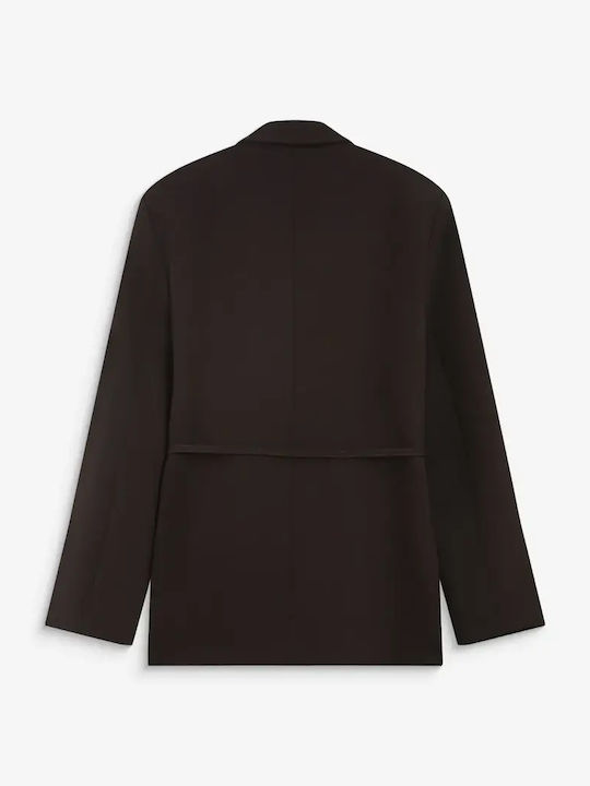 Grace & Mila Langer Taillierter Blazer für Damen Beige