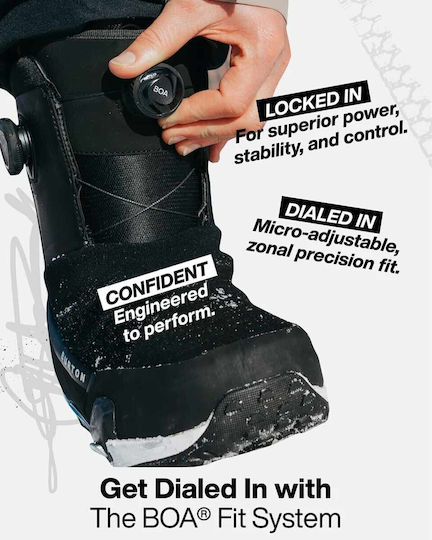Burton Ruler Мъжки Сноуборд Ботуши Черен Цвят