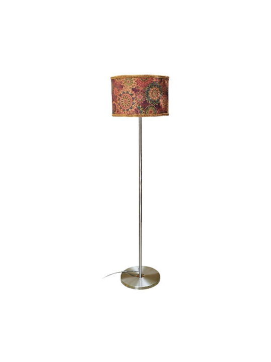 Oxygen Orange Marrakesh Floor Lamp H155xW1.55cm. with Socket for Bulb E27 Orange