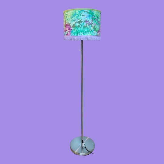 Oxygen Kaffe Fasset Floor Lamp with Socket for Bulb E27 Purple