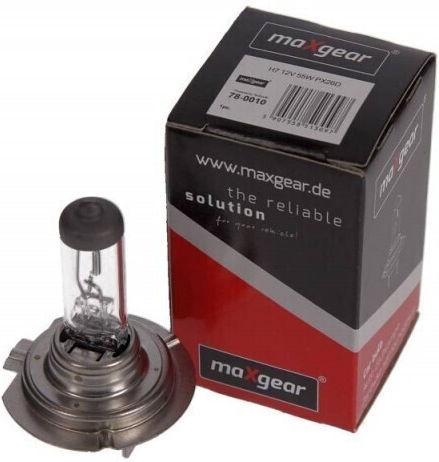 Maxgear Автомобилна Крушка H7 Халогенна 12V 55W