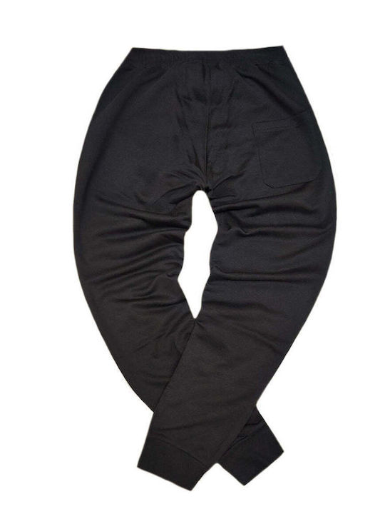 Schwarze Jogginghose mit Gummibund