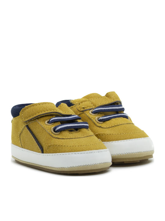 Childrenland Braune Baby-Sneaker zum Krabbeln