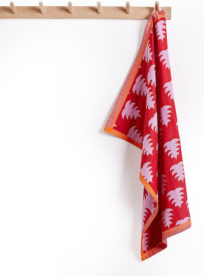 Butlers Weihnachtliches Stoffhandtuch Rot 67x50 cm