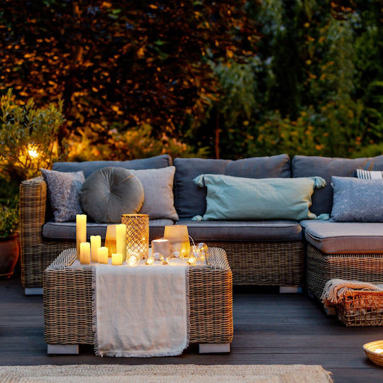 Relaxdays Lumânare LED Decorativă 6 Buc.