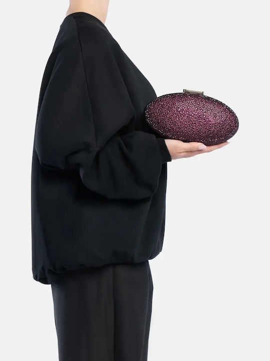 Damen-Clutch Bordeaux