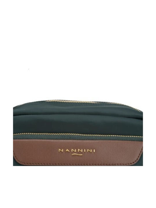 Green Fabric Women's Shoulder Bag