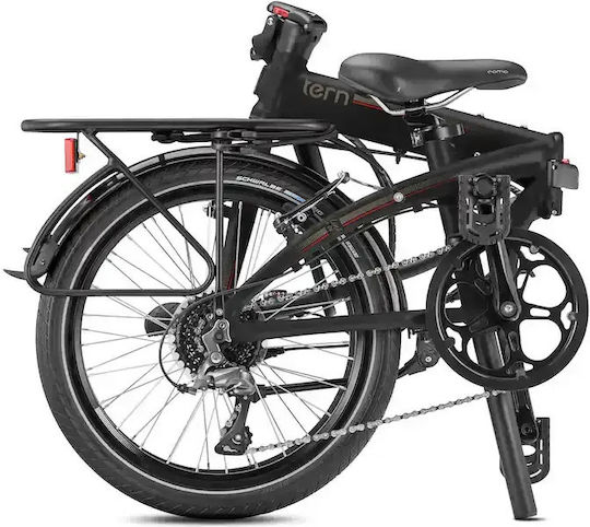 Link D8 MO 20" 2021 Schwarz Faltbar Fahrrad Stadt mit 8 Gängen