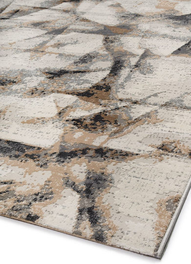Viokarpet Fanci If31a Rechteckiger Teppich White - D. Grey 240x340cm