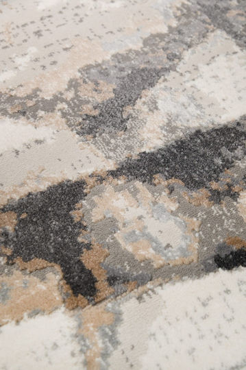Viokarpet Fanci If31a Rechteckiger Teppich White - D. Grey 240x340cm