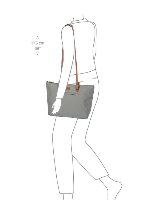 Women's Grey Shopper Bag