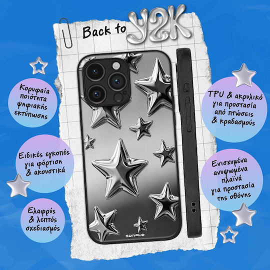 Husă Sonique Back To Y2k Series Motorola Edge 70 Pro 5g Shiny Stars