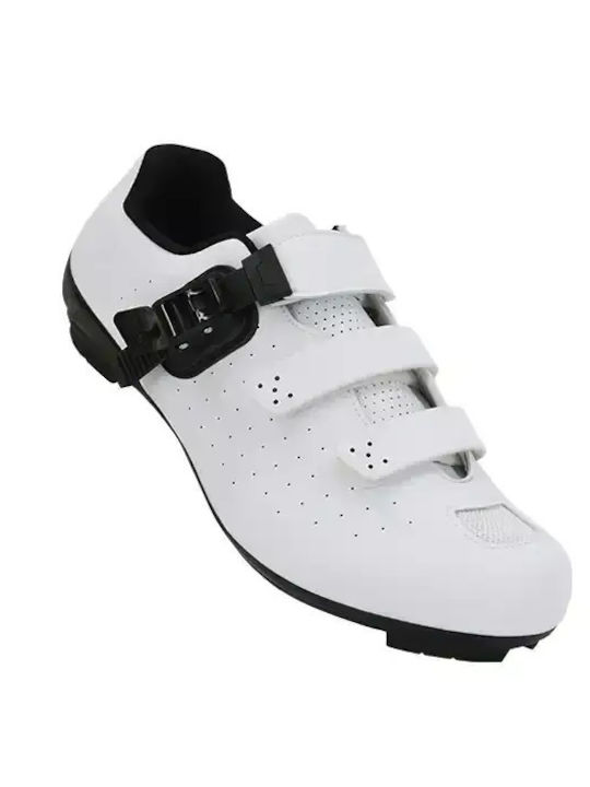 FLR Herren Niedrige Fahrradschuhe Straße Weiß FLR Herren Niedrige Fahrradschuhe Straße Weiß