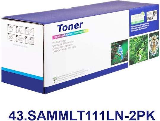 Dragon Toner Compatible Toner for Samsung Laser Printer 43.sammlt111ln Black