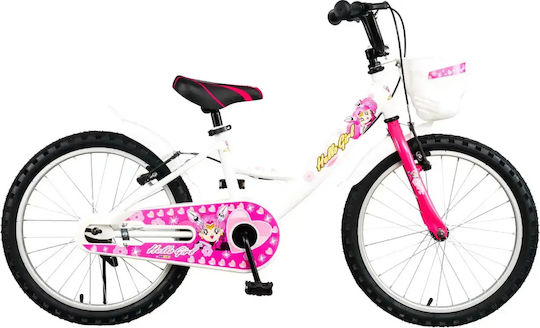 18" Kinder Fahrrad BMX Weiß