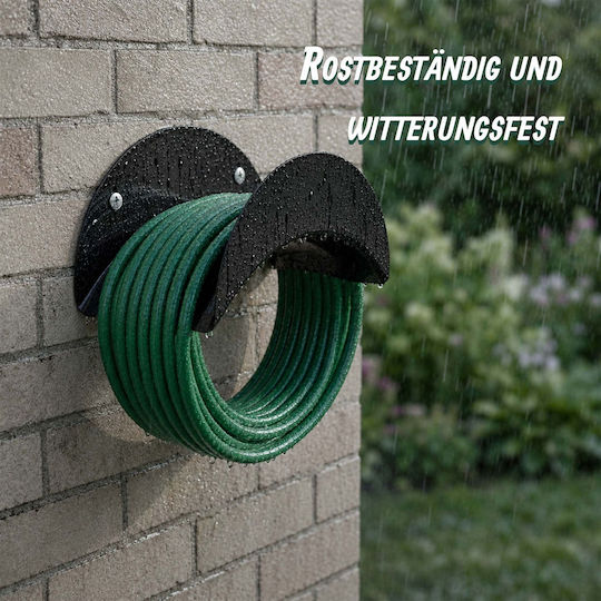 Relaxdays Hose Holder Set 3 Black