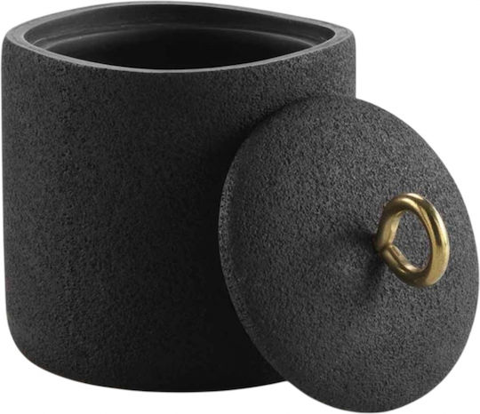 Douceur d'Intérieur Cutie de Organizare pentru Cosmetice Neagră 13.3x10x10cm.