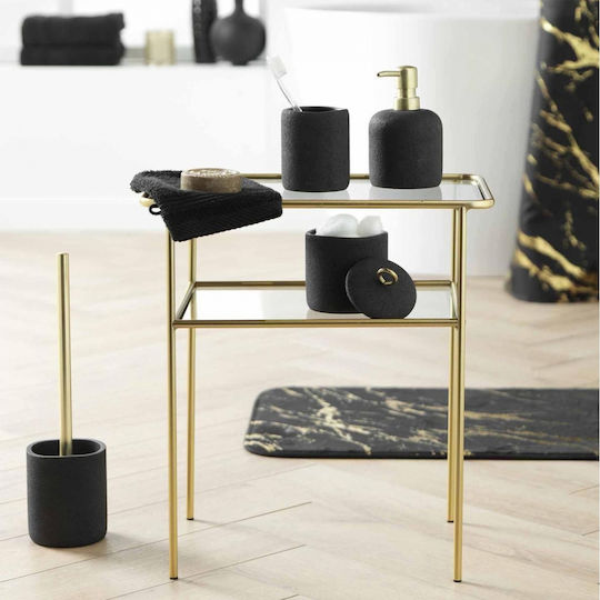 Douceur d'Intérieur Cutie de Organizare pentru Cosmetice Neagră 13.3x10x10cm.