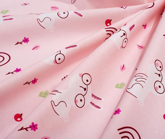 Dimcol Bebe Rabbit Garden 585 Σετ Πολύχρωμο 120x160cm 31111121064
