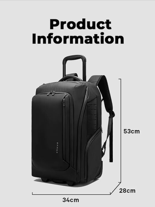Bange Τσάντα Πλάτης για Laptop σε Μαύρο χρώμα 8079-Black