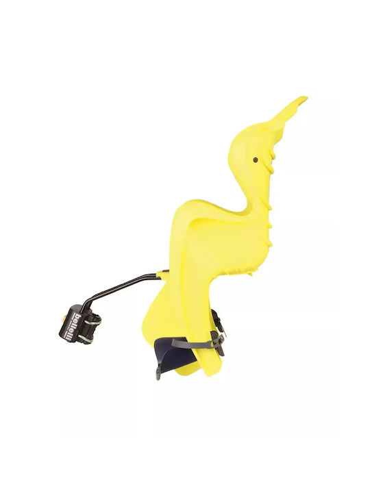 Bellelli Mr Fox Standard Hi-viz Rückseite Kinder Fahrradsitz Rahmen Gelb