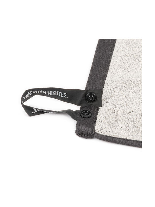 AMILA Gymnastikhandtuch Yoga Baumwolle Gray 100x50cm