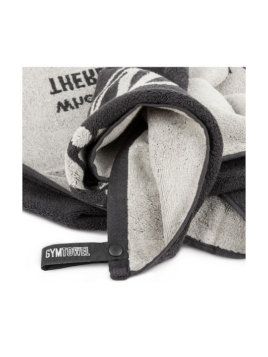 AMILA Gymnastikhandtuch Yoga Baumwolle Gray 100x50cm