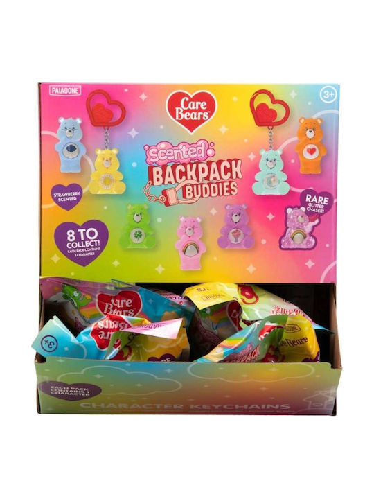 Care Bears Мини Ключодържатели За Чанти Buddies Mystery Ароматен Дисплей Комплект 24 Броя