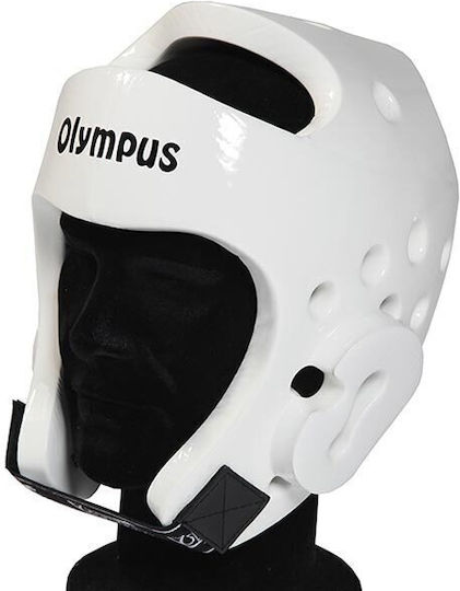 Olympus Sport Wettbewerb Boxhelme Erwachsene Volles Gesicht Weiße