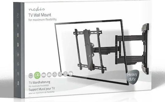 Nedis TVWM6551BK Стенна Стойка за Телевизор до 80" и 70 кг Черна