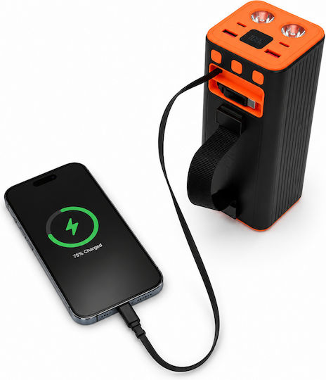 Amaya APB-F500L Външна батерия 50000mAh 22.5W с 2 USB-A порта и 2 USB-C порта Черна