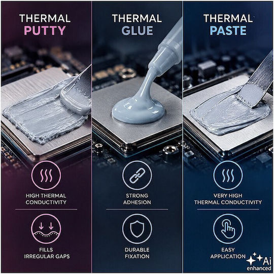 Qoltec High Thermal Conductivity Thermal Paste 10 W/m-k 10 G Gray