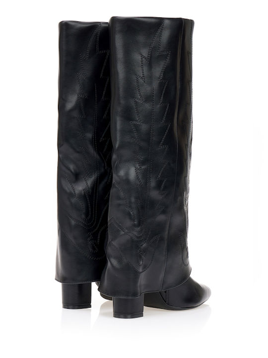 Damenstiefel mit Hohem Absatz Schwarz