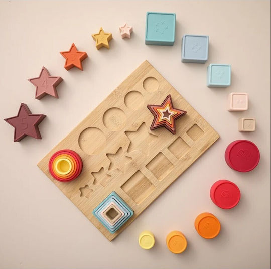 Montessori Άβακας από Ξύλο