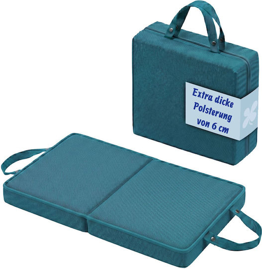 Relaxdays Folding Knee Cushion Dark Green