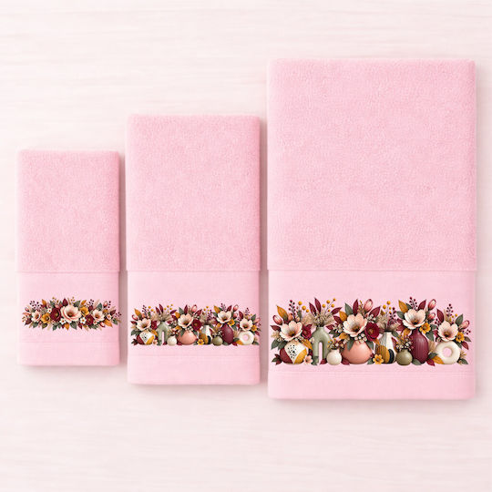 Astron Italy Σετ 3τμχ Alice Dusty Rose Βάρους 500gr/m² Astron Italy Σετ 3τμχ Alice Dusty Rose Βάρους 500gr/m²