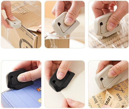 Portable Cutter Flippy Abs Magnetic Ceramic Blade Self-retracting Universal Black
