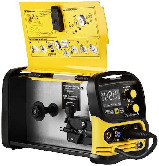 Kit de Sudură Kraft&dele 220a Mig Mag + Butelie Co2 de 8l Top18820