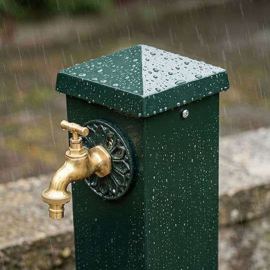 Relaxdays Corner Garden Fountain Gold-gray 91 × 22.5 × 22.5 Cm