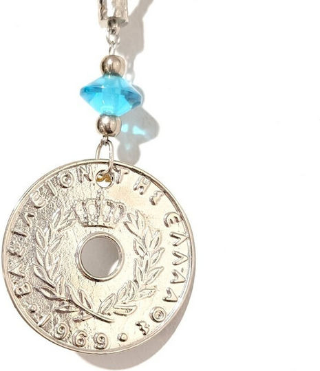 Grekas Hanging Home Lucky Charm Light Blue Crystal 16cm