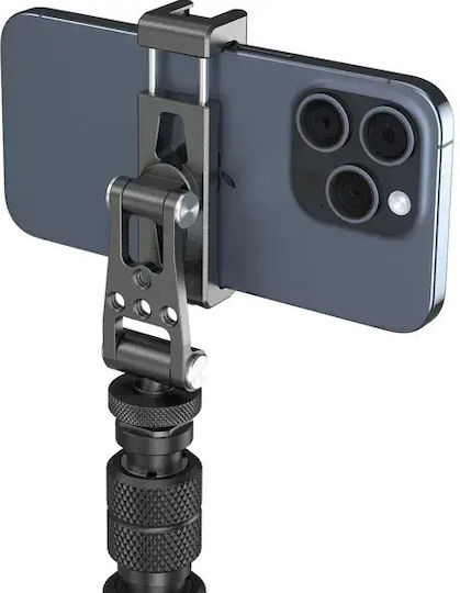 Smallrig 6528 Monopod Triple Ground Spikes Phone Holder Cold Shoe Mount