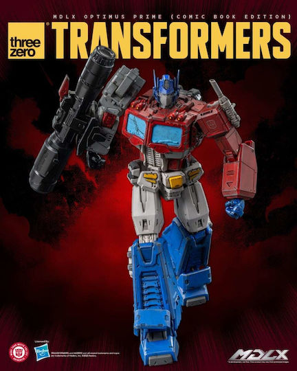 Threezero Transformers Mdlx Optimus Prime Comic Book Edition Екшън Фигурка 17,8 См
